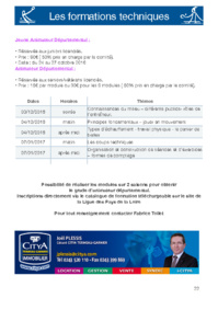 Formation Animateur Fédéral Formation Animateur Fédéral