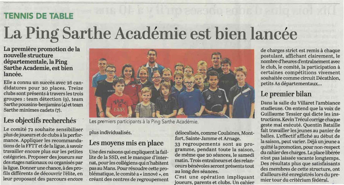 Le Maine Libre du 23/11/2017 Le Maine Libre du 23/11/2017