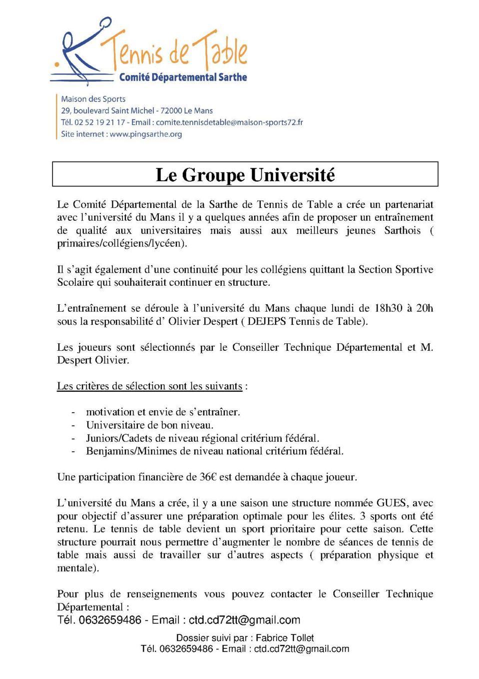 Groupe Université