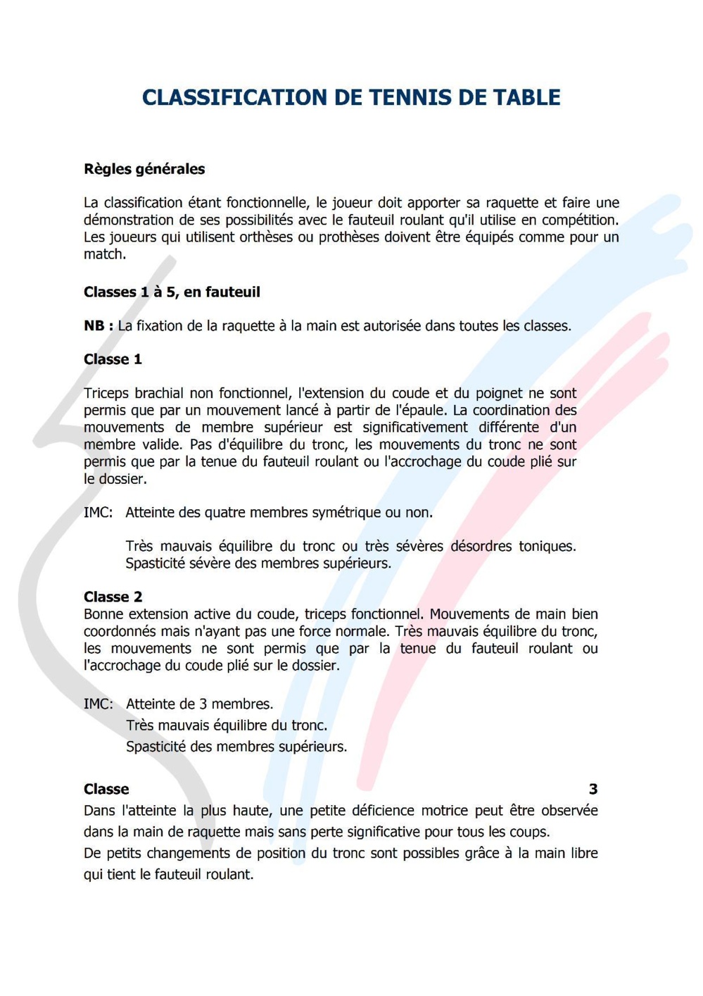 Classification Classification