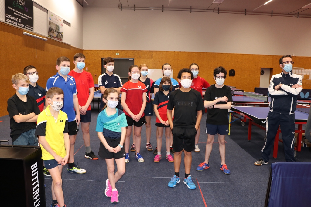 Remise de maillot aux joueurs de la structure Le Mans Sarthe Académie