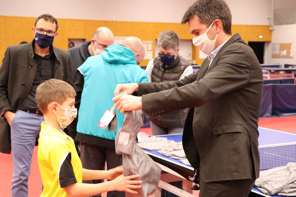 Remise de maillot aux joueurs de la structure Le Mans Sarthe Académie