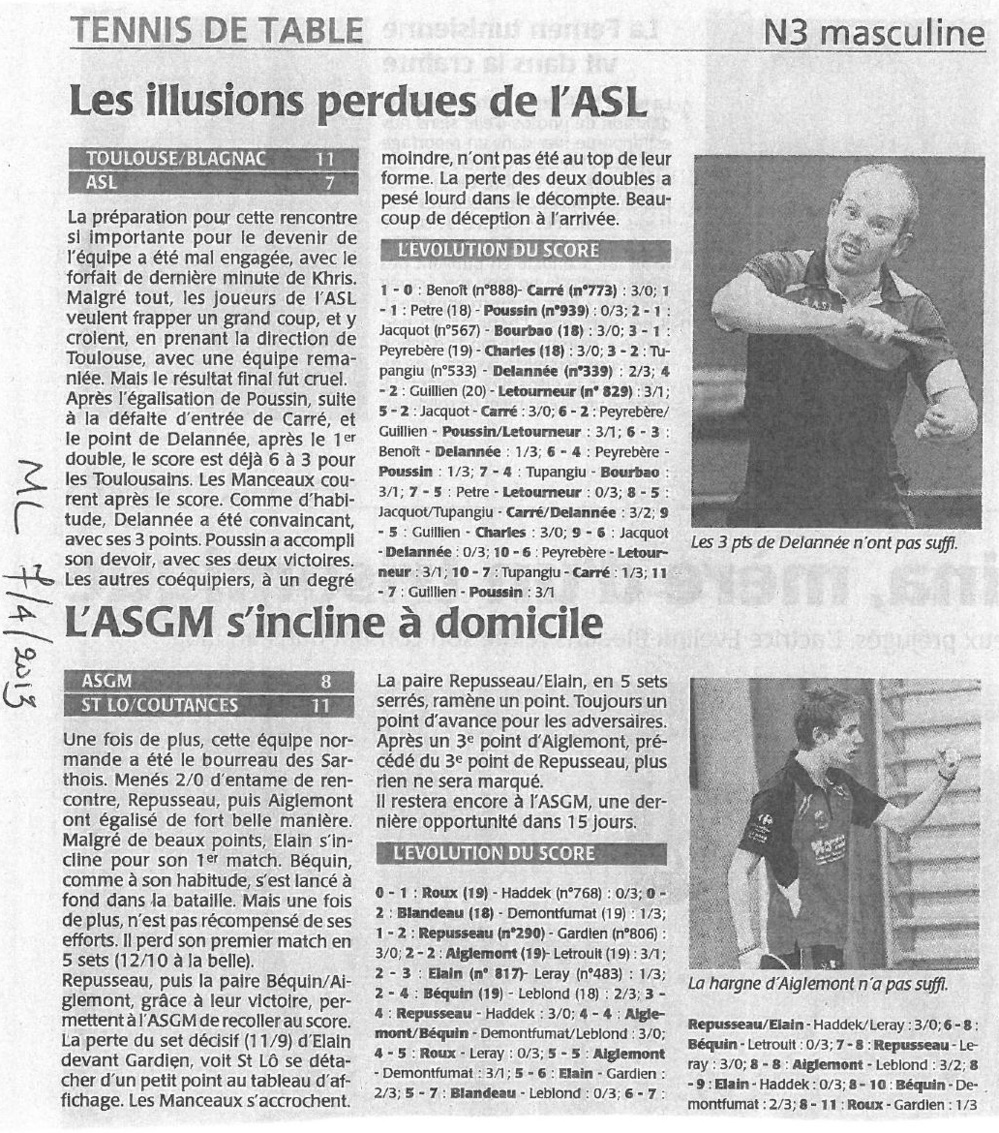 Dans la presse cette semaine....