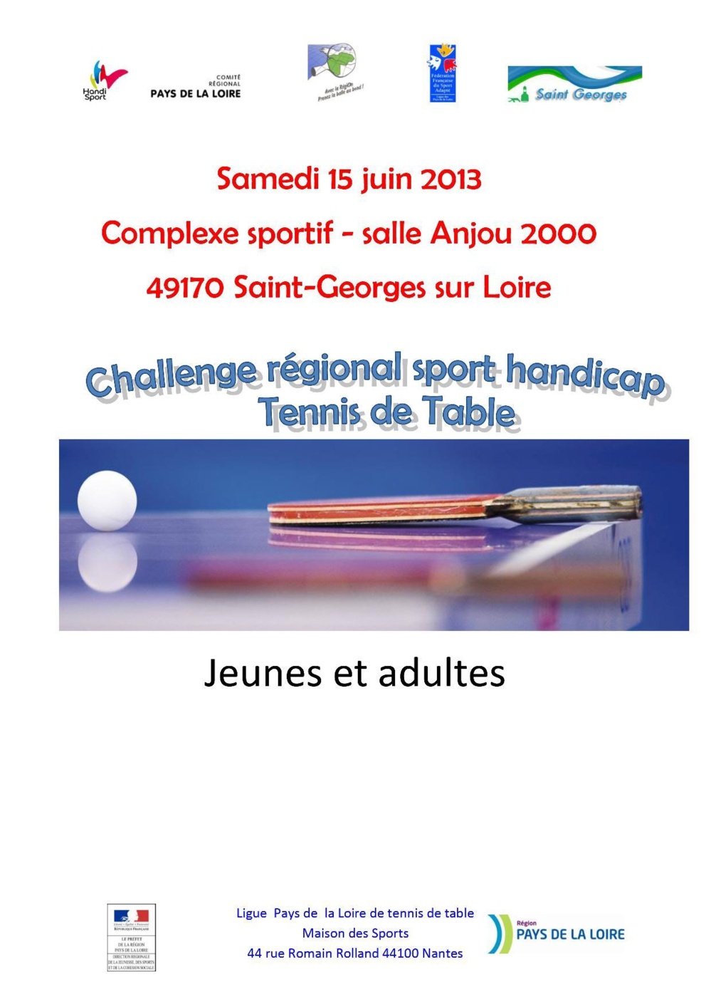 Challenge Régional Handisport Challenge Régional Handisport