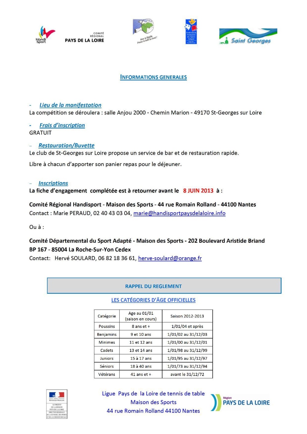 Challenge Régional Handisport Challenge Régional Handisport
