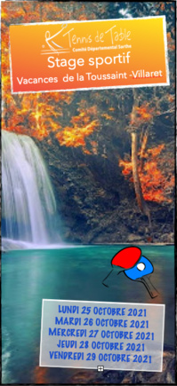 Stage pour tous vacances de la Toussaint Stage pour tous vacances de la Toussaint