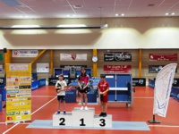 Tableau B2: 1er Ouvrard Lucie (La Flèche), Benize Maruis (LMSTT), Moureaux Luis (La Flèche). Tableau B2: 1er Ouvrard Lucie (La Flèche), Benize Maruis (LMSTT), Moureaux Luis (La Flèche).