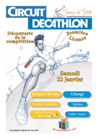 Circuit Decathlon : 2eme tour le 22 janvier Circuit Decathlon : 2eme tour le 22 janvier