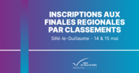 Inscriptions finales par classement 14 et 15 mai 2022