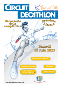 Circuit Décathlon 2022-2023 : 3eme tour 