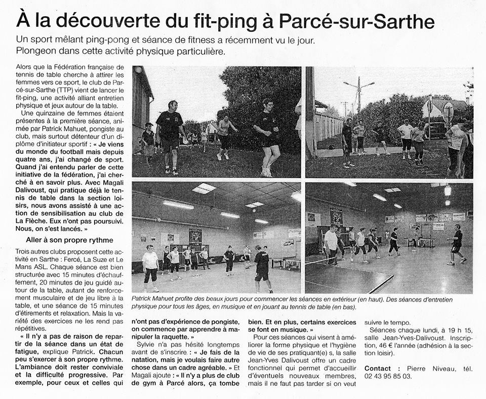 FIT PING au TT Parcé FIT PING au TT Parcé