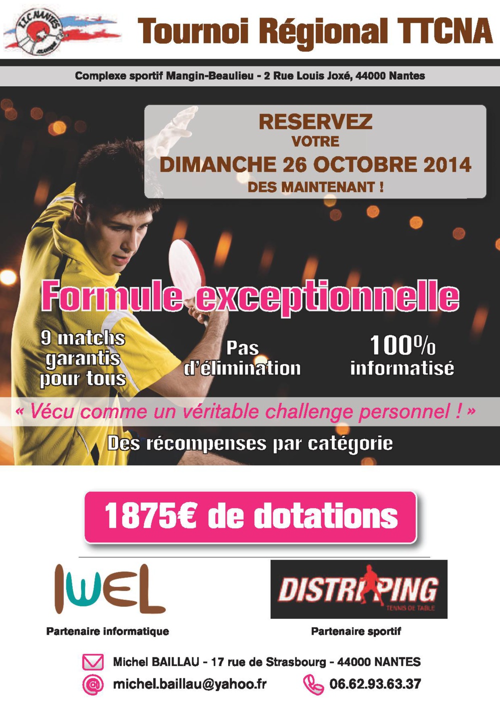Tournoi Régional 26/10 Tournoi Régional 26/10