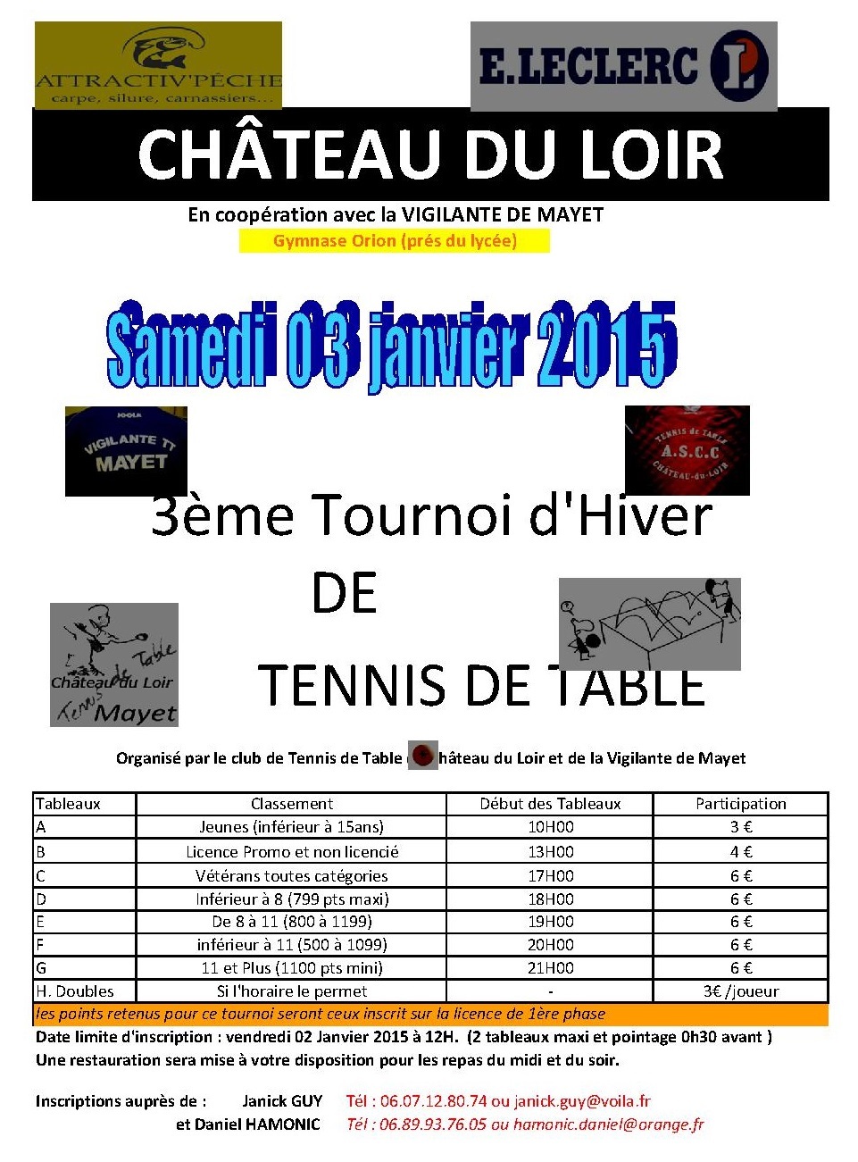 Tournoi Mayet-Chateau du Loir Tournoi Mayet-Chateau du Loir