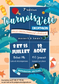 Parigné l'évèque TTC : Tournois d'été et 12H du ping Parigné l'évèque TTC : Tournois d'été et 12H du ping