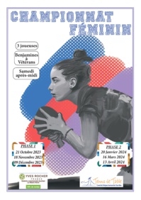 Championnat Féminin 2023/2024 Phase 1 : Les poules Championnat Féminin 2023/2024 Phase 1 : Les poules