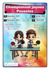 Championnat Jeunes Poussins : Résultat de la journée 1 Championnat Jeunes Poussins : Résultat de la journée 1