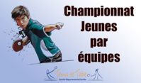 Résultats Championnat Jeunes Phase 1 avec les montées et descentes.