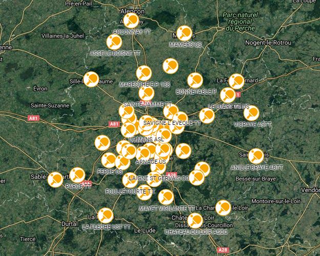 Un club près de chez vous ! Un club près de chez vous !