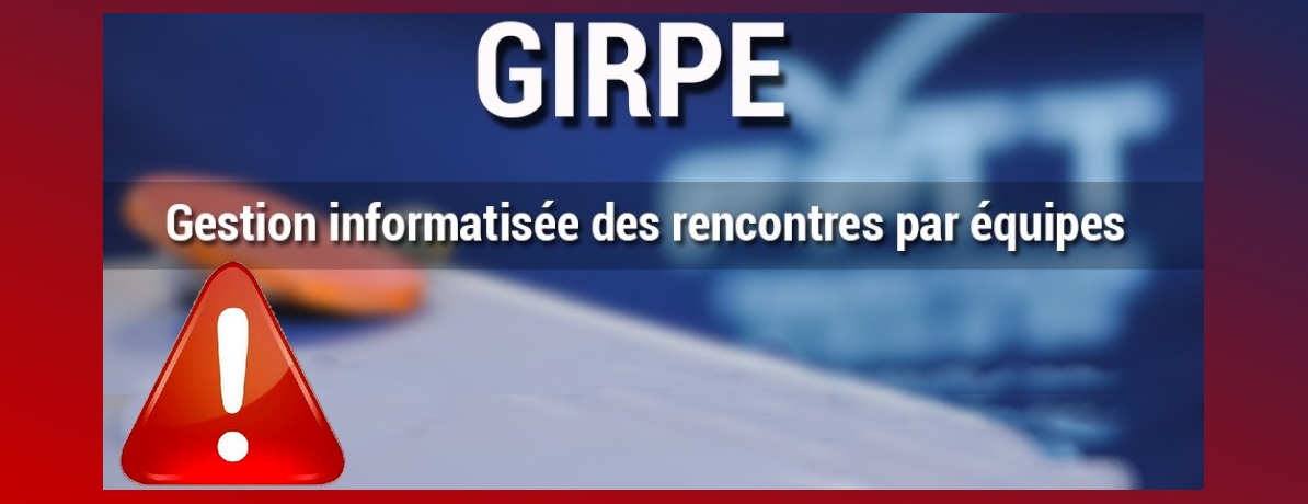 GIRPE : Procédure pour corriger l'erreur de certificat GIRPE : Procédure pour corriger l'erreur de certificat