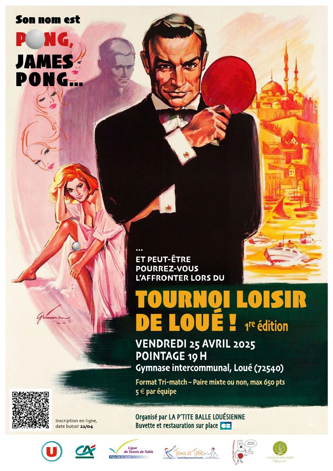 Tournoi loisir le 25 avril 2025 organisé par le club de "La p'tite balle louésienne" Tournoi loisir le 25 avril 2025 organisé par le club de "La p'tite balle louésienne"