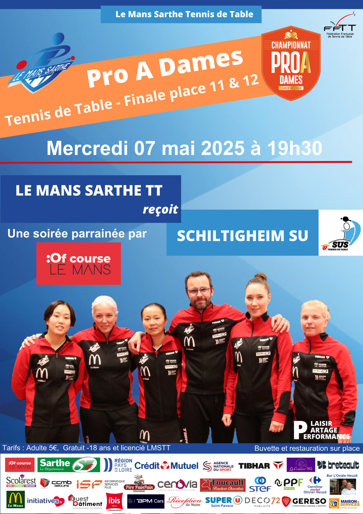 Pro A Dames : Le Mans Sarthe TT reçoit Schiltigheim SU le 7 mai à 19h30 Pro A Dames : Le Mans Sarthe TT reçoit Schiltigheim SU le 7 mai à 19h30