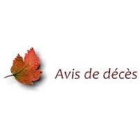 Avis de décès Avis de décès