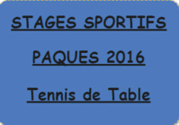 Stages d' Avril Stages d' Avril