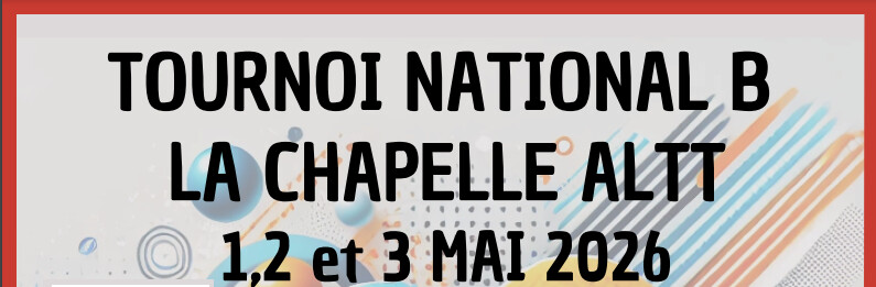 Tournoi National B de La Chapelle-Saint-Aubin - ASCA Lavardin Tennis de Table