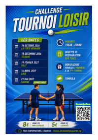 Challenge Tournoi Loisirs 2026/2027 - Résultat et Classement La Ferté Bernard