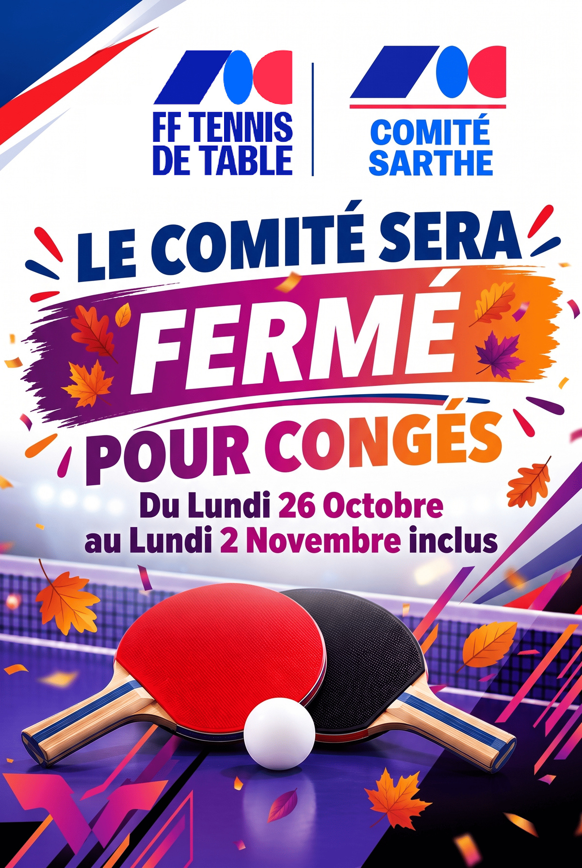 Fermeture du comité