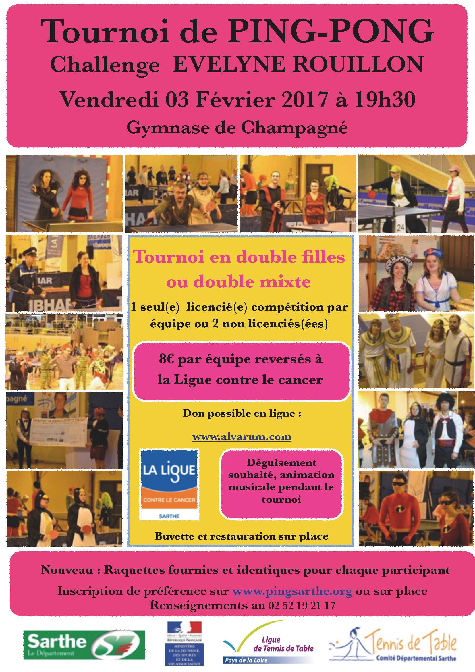 J - 7 avant le Challenge Evelyne Rouillon