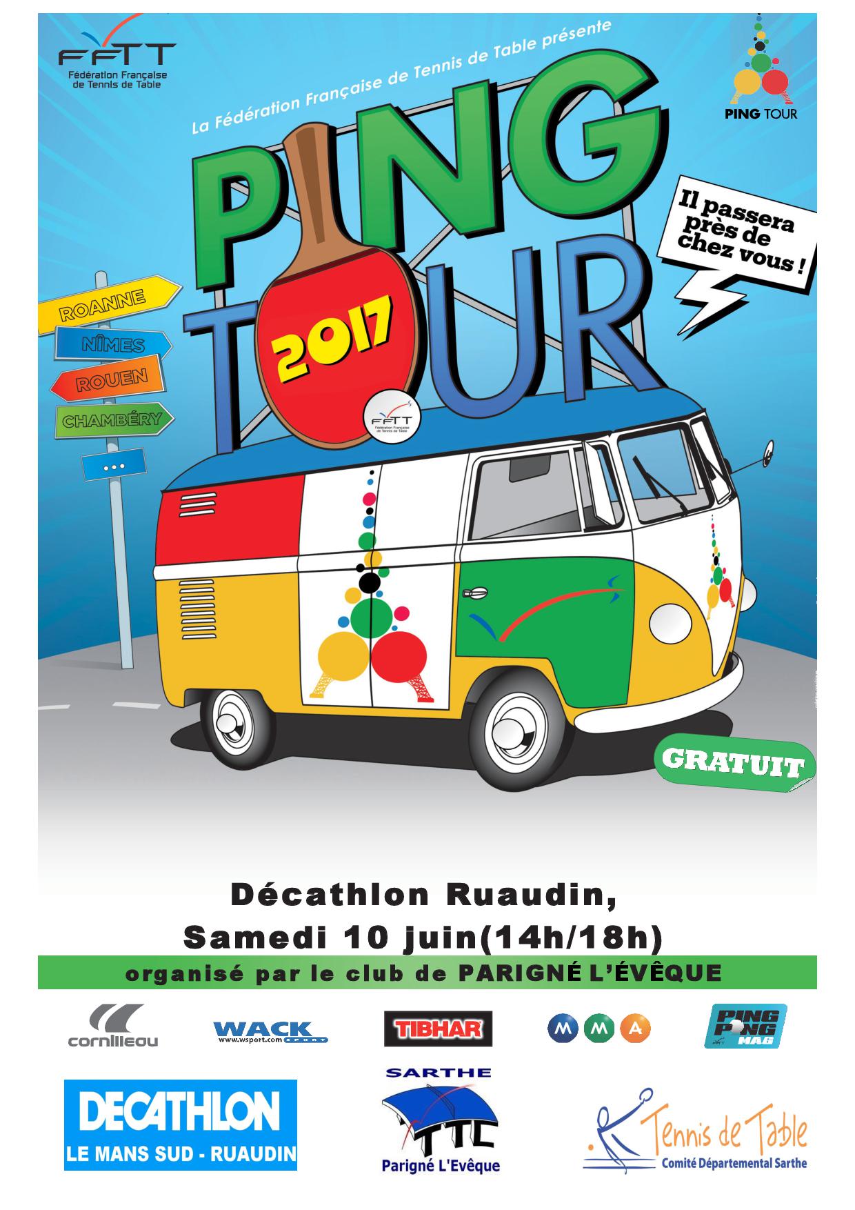 Ping Tour Sarthe Décathlon