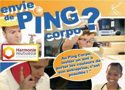 Indiv Sports en entreprise Harmonie Mutuelle