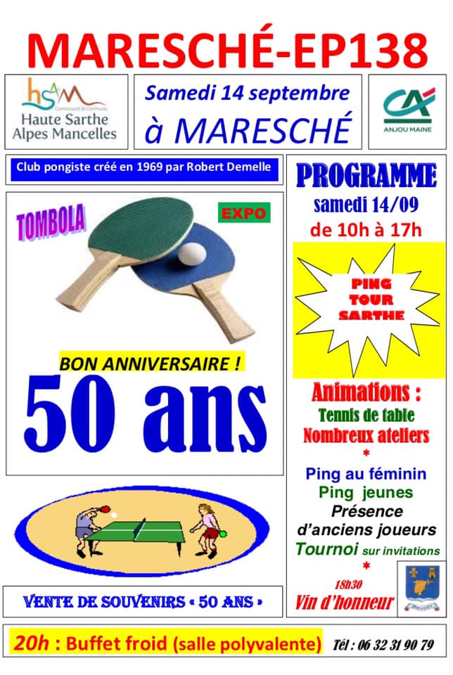 Anniversaire 50 Ans Maresché EP138