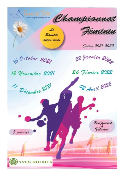 Inscription championnat Féminin