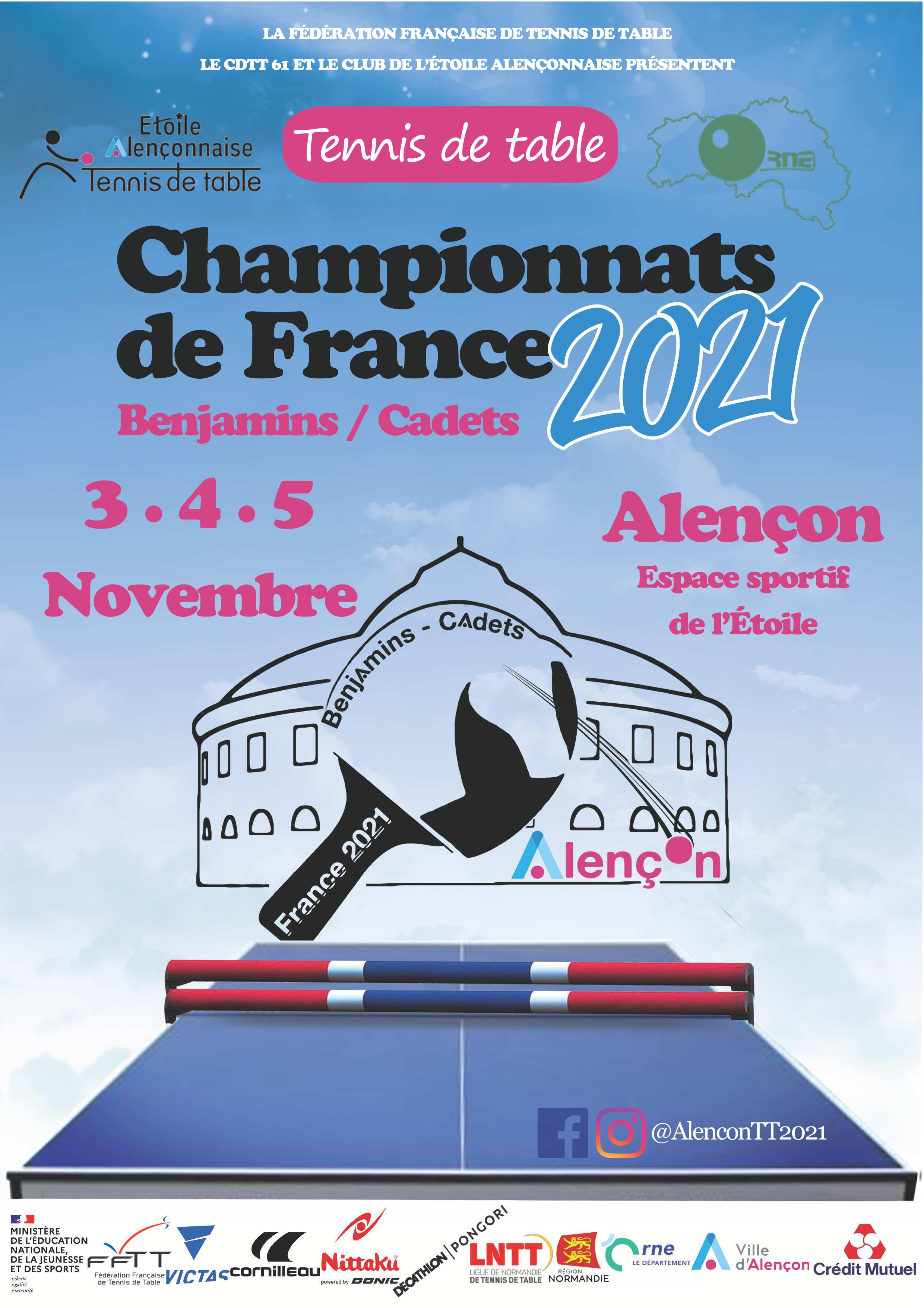 Championnats de France 2021 Benjamins/Cadets : appel à bénévoles Championnats de France 2021 Benjamins/Cadets : appel à bénévoles