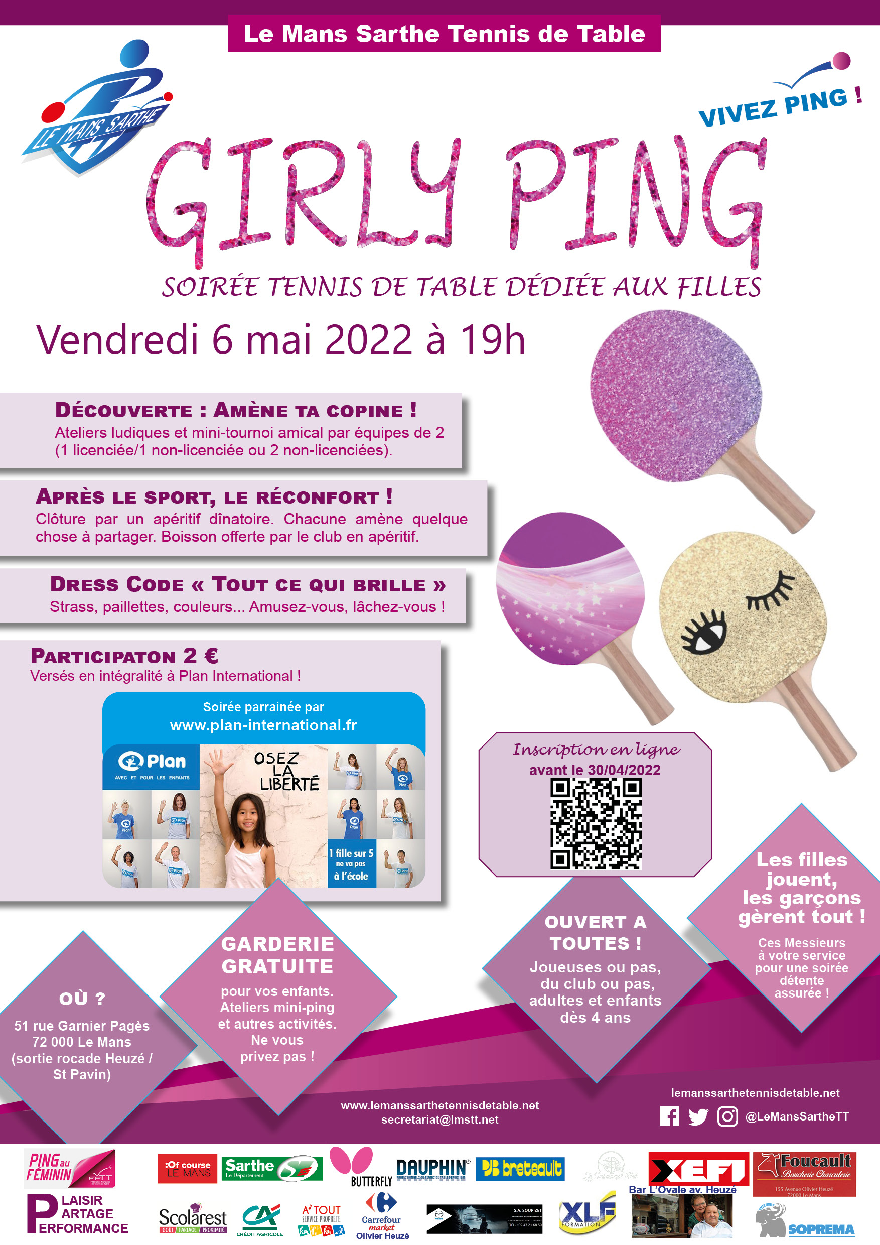 2ème édition du GIRLY PING  2ème édition du GIRLY PING