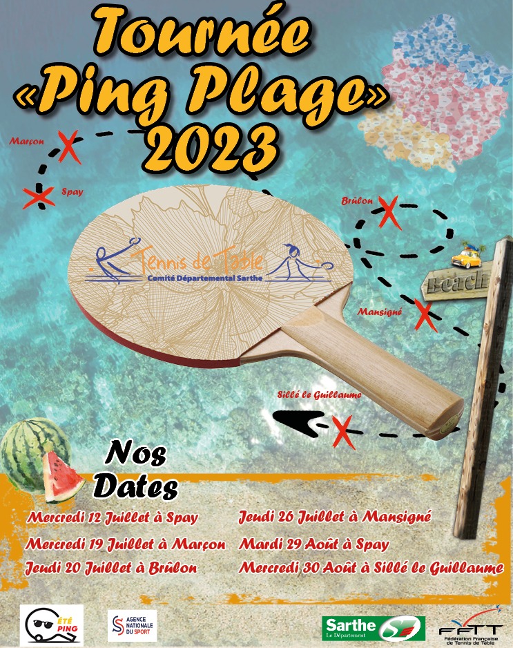 Tournée Ping Plage Tournée Ping Plage