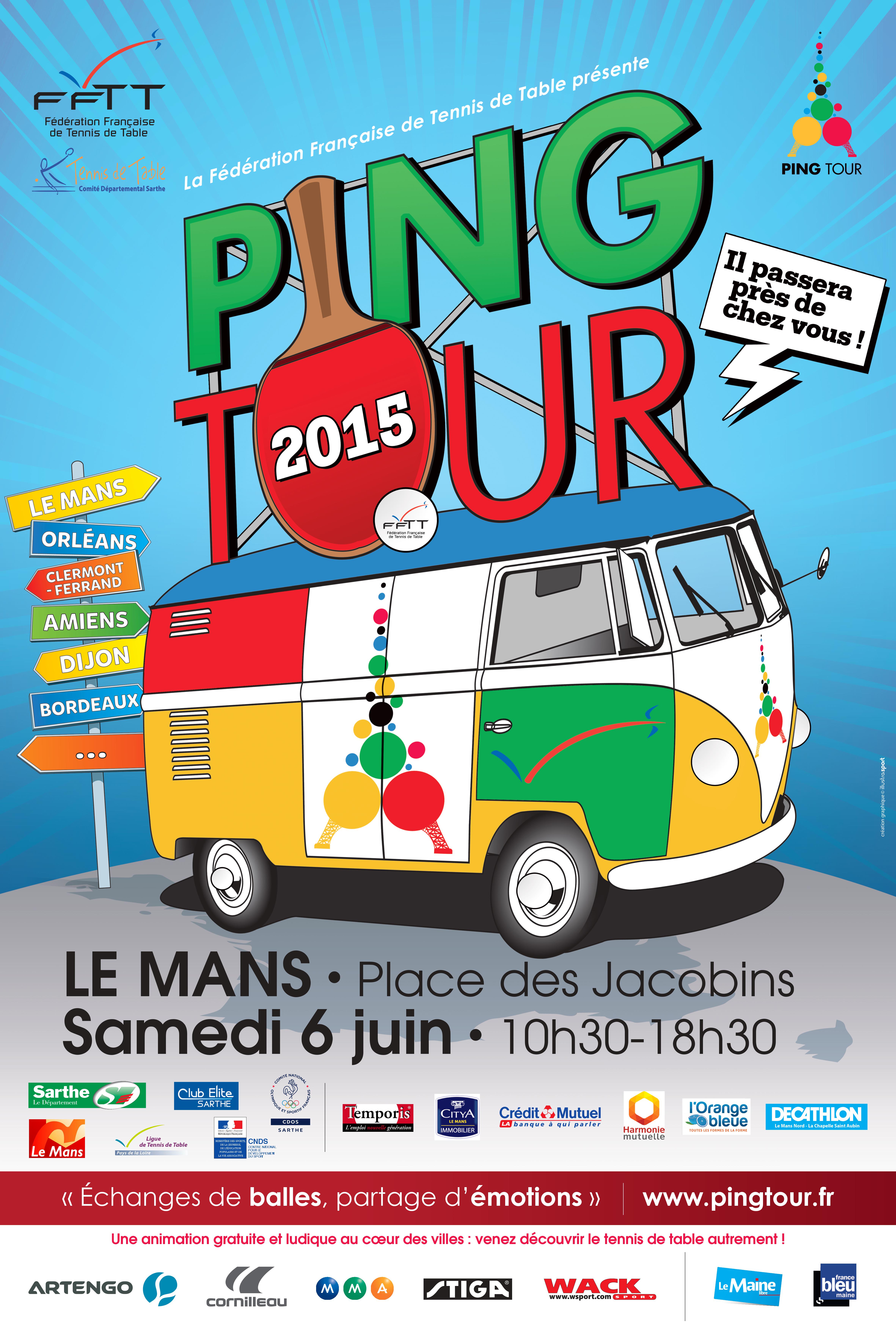 Affiche PING TOUR