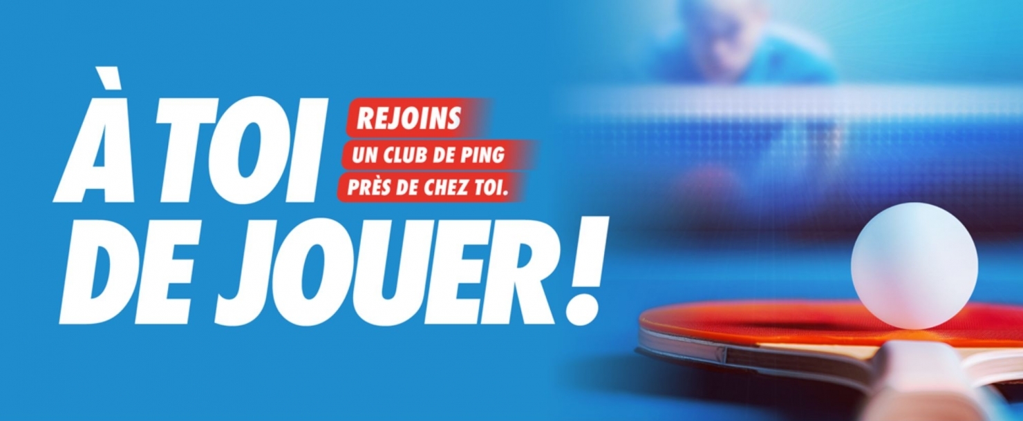 Saison 2024-2025 : À toi de jouer,  rejoins un club de ping près de chez toi en Sarthe ! Saison 2024-2025 : À toi de jouer,  rejoins un club de ping près de chez toi en Sarthe !