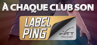 Clubs labellisés FFTT Clubs labellisés FFTT