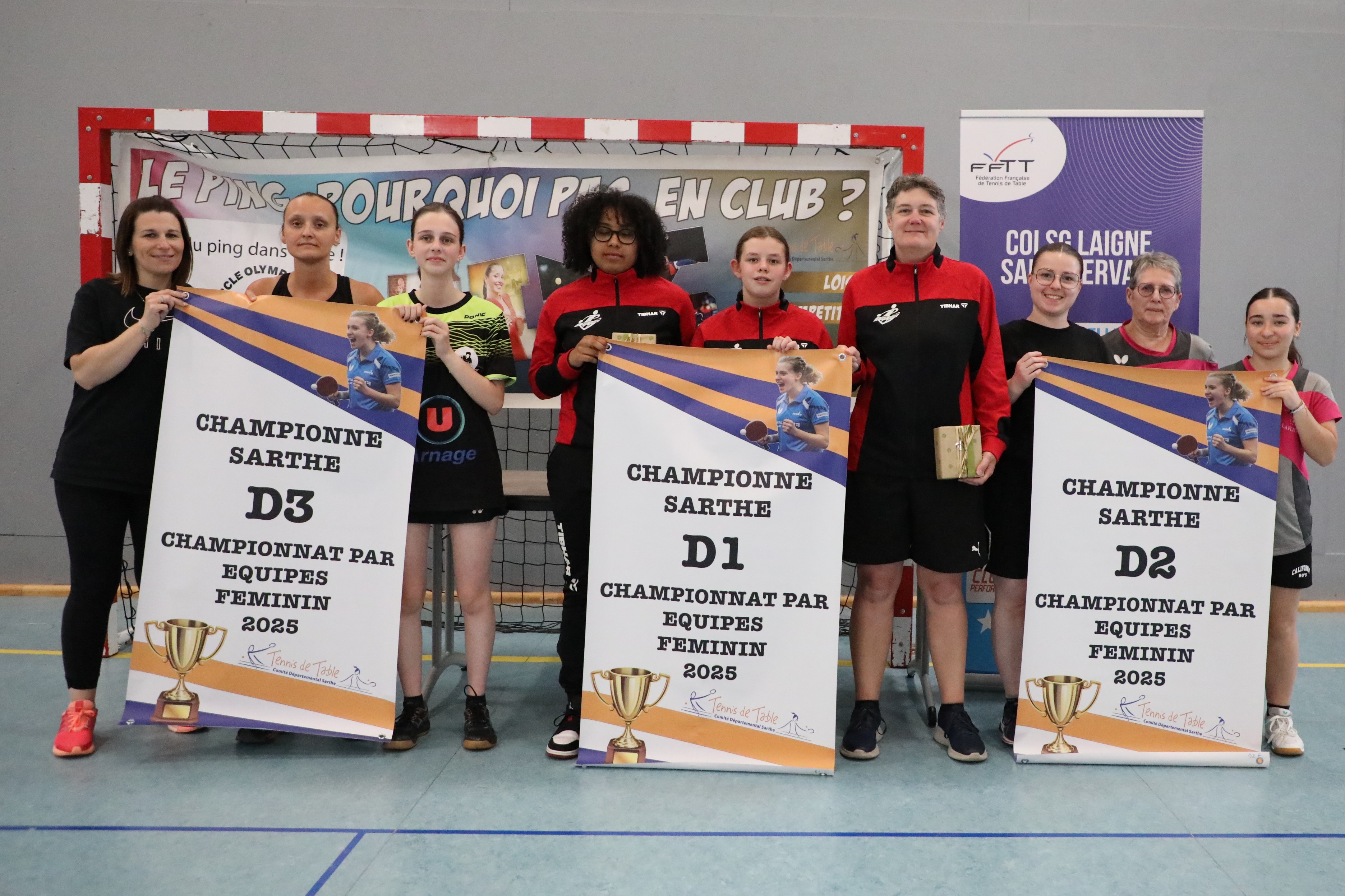 Résultats Championnat Féminin et Podiums saison 2024-2025