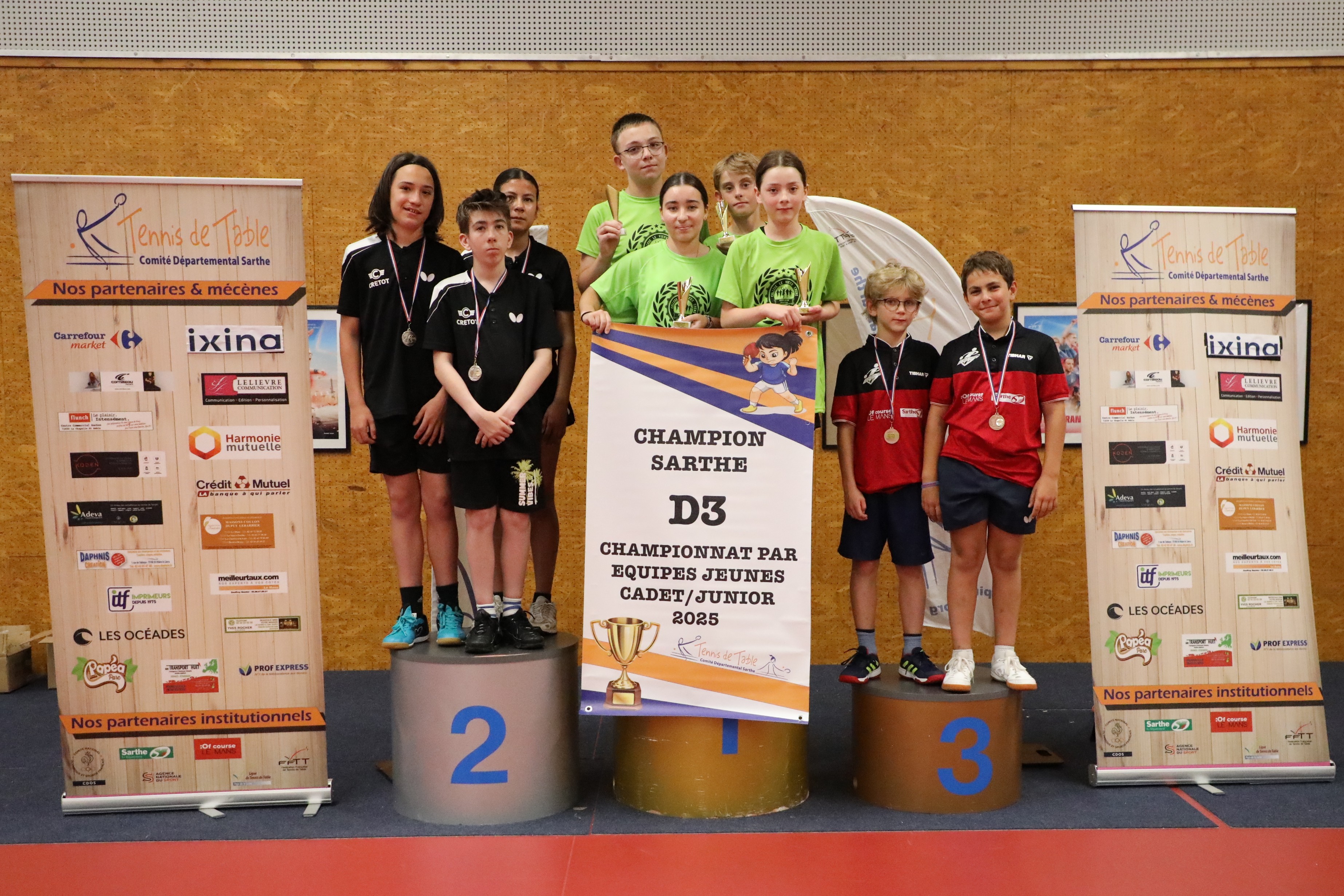 Championnat Jeunes : Résultats de la journée des titres