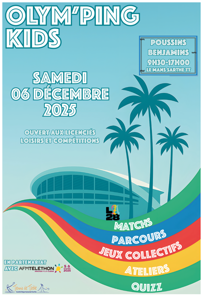 Olym'ping Kid - 6 Décembre 2025 - Liste des engagés