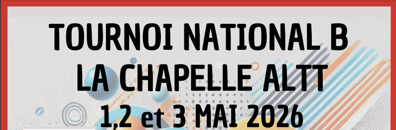 Tournoi National B de La Chapelle-Saint-Aubin - ASCA Lavardin Tennis de Table