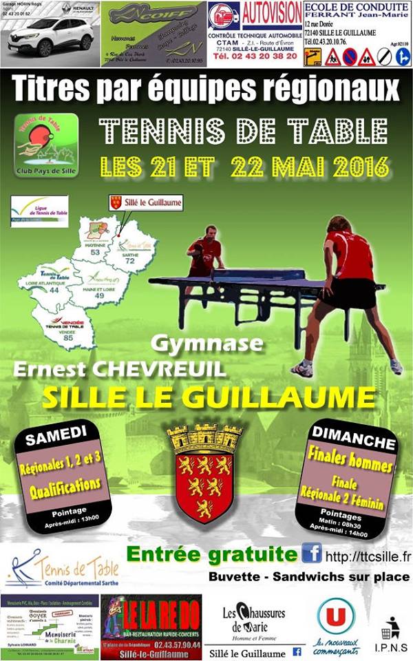 Titres par Equipes Régionaux à Sillé