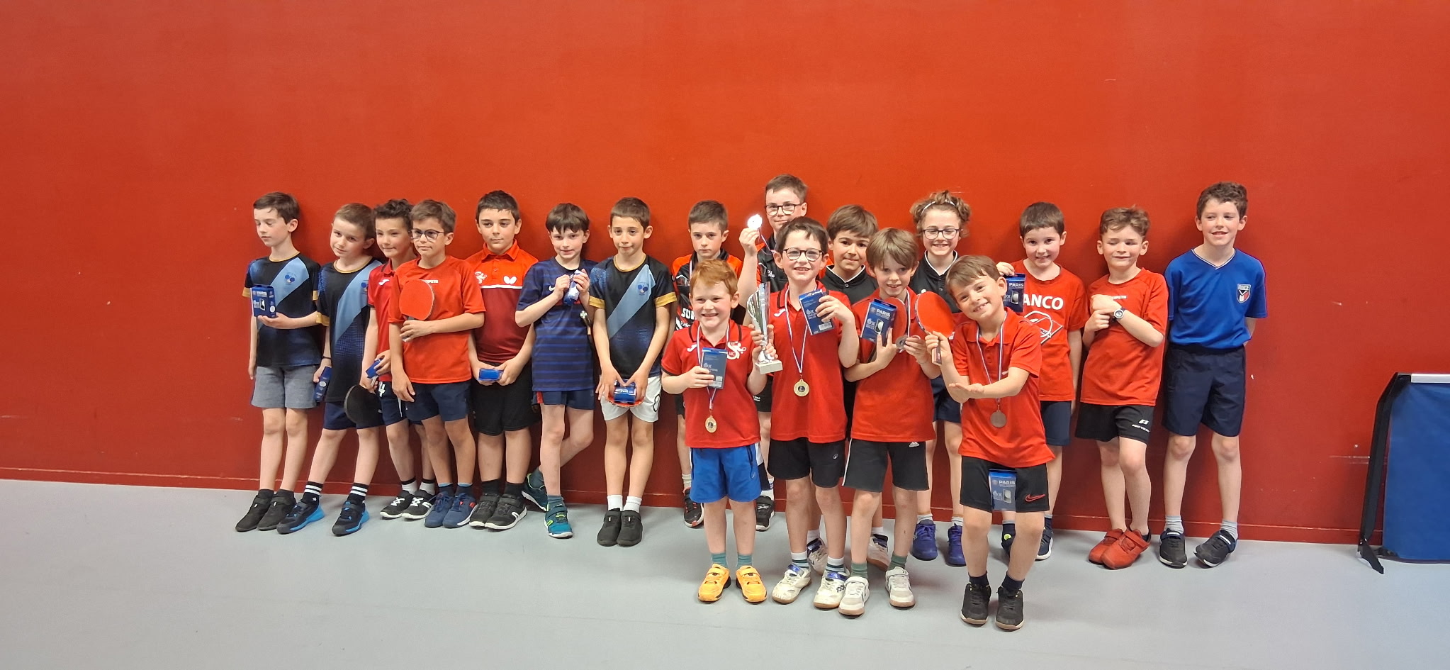 Résultats championnat poussins tour 4