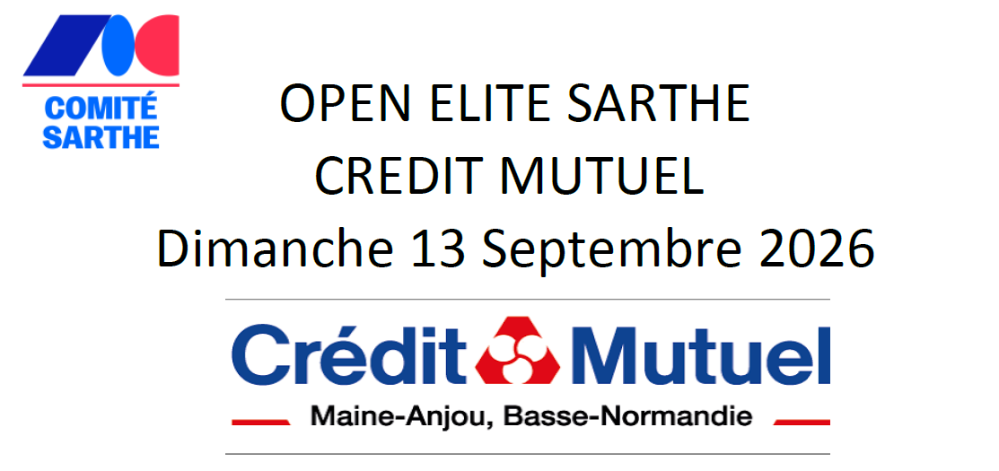 OPEN SARTHE ELITE CREDIT MUTUEL - Liste des qualifiés et remplaçants