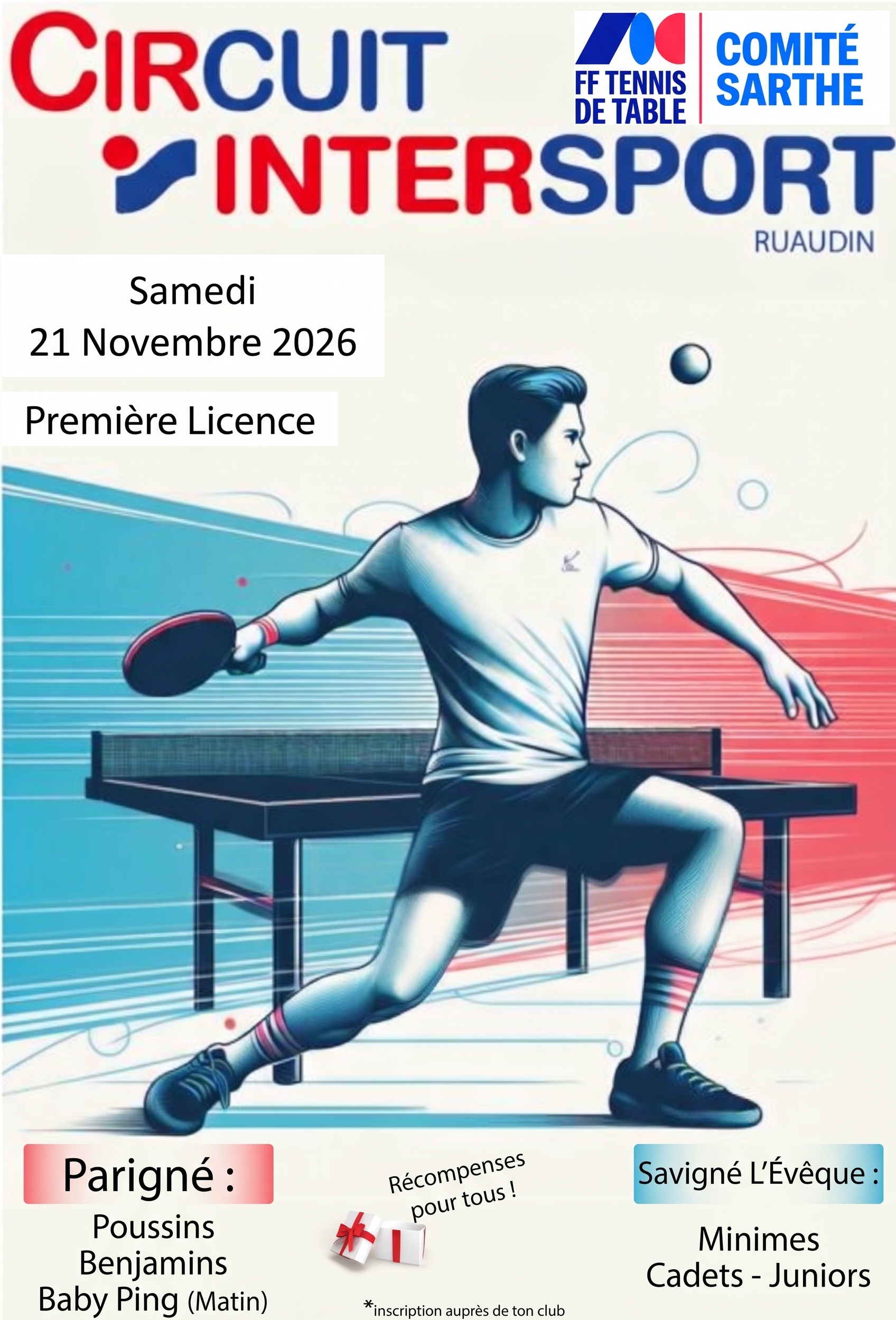 Circuit Intersport Tour 1 - Samedi 21 Novembre 2026