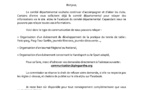 Relais d'informations par le comité Relais d'informations par le comité